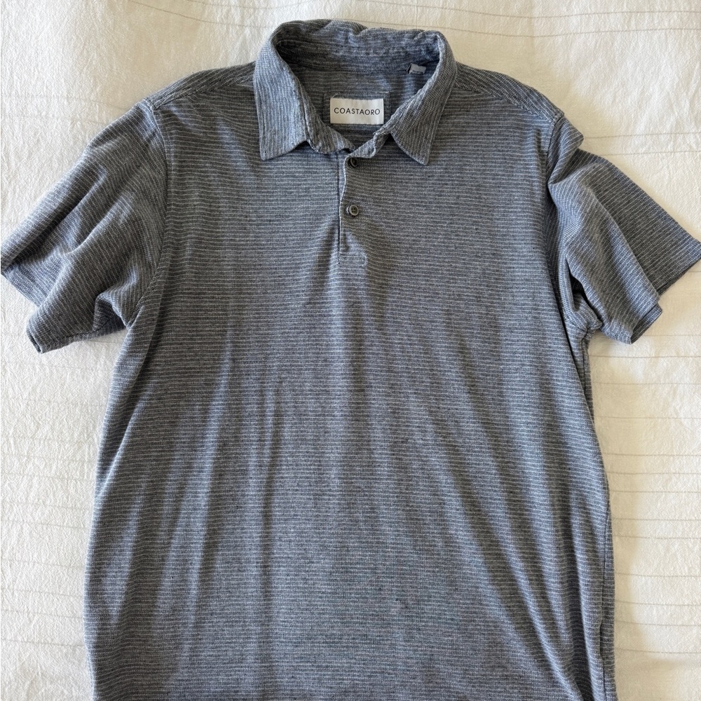 Coastaoro Men's Classic Gray Polo Shirt